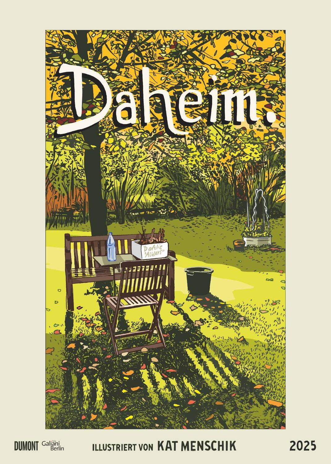 Cover: 4250809653938 | Kat Menschik: Daheim - Posterkalender mit Illustrationen 2025 -...