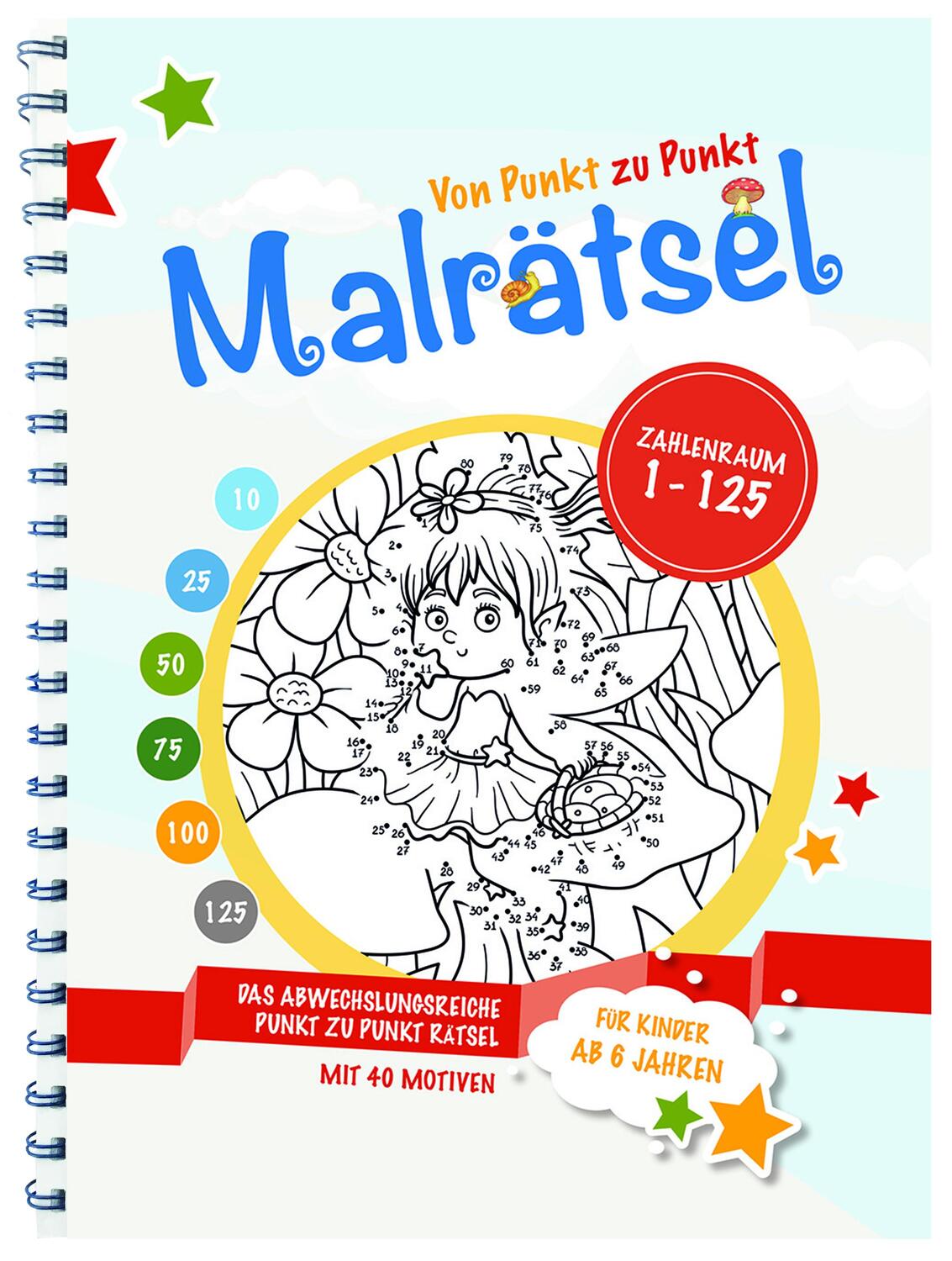 Cover: 9783872493729 | Von Punkt zu Punkt Malrätsel - 1 bis 125 | Taschenbuch | Deutsch