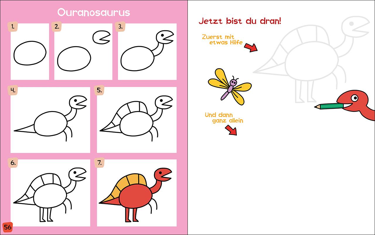 Bild: 9783743210356 | Meine erste Malschule - Dinos | Nastja Holtfreter | Taschenbuch | 2023