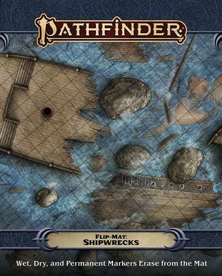 Cover: 9781640783300 | Pathfinder Flip-Mat: Shipwrecks | Jason Engle (u. a.) | Spiel | 2021