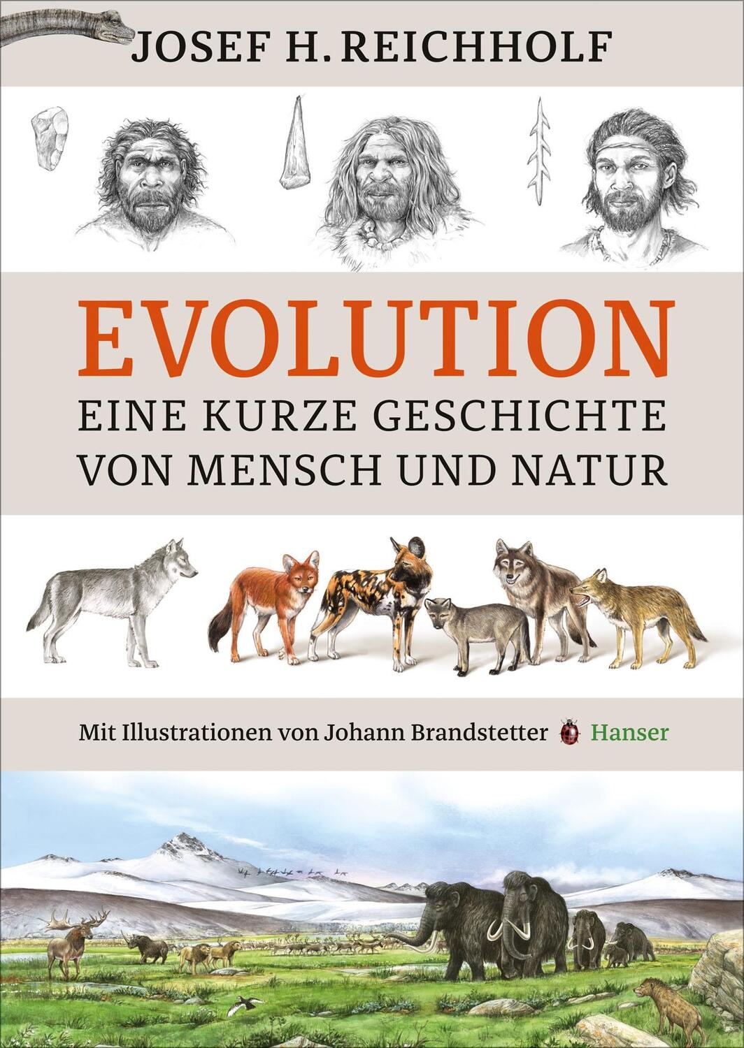 Cover: 9783446245211 | Evolution | Eine kurze Geschichte von Mensch und Natur | Reichholf