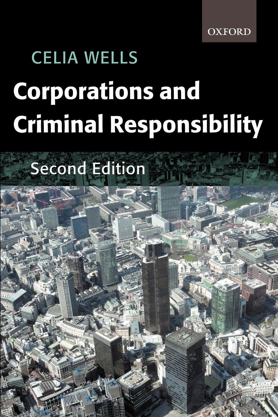 Cover: 9780199246199 | Corporations and Criminal Responsibility | Celia Wells | Taschenbuch
