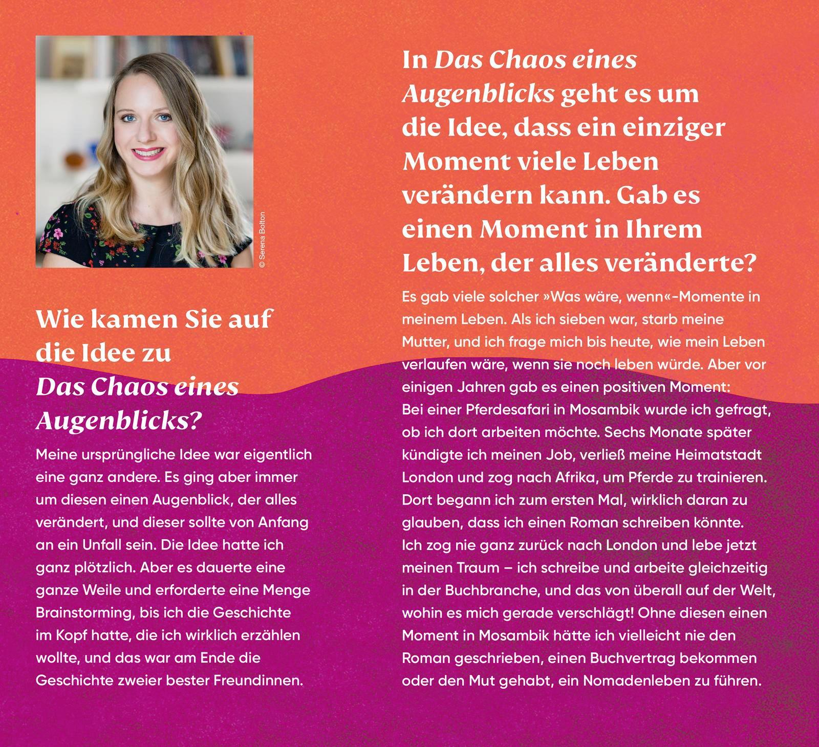 Bild: 9783426309438 | Das Chaos eines Augenblicks | Roman | Becky Hunter | Taschenbuch