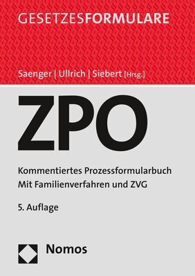 Cover: 9783848771172 | Zivilprozessordnung, m. 1 Buch, m. 1 Online-Zugang | Saenger (u. a.)