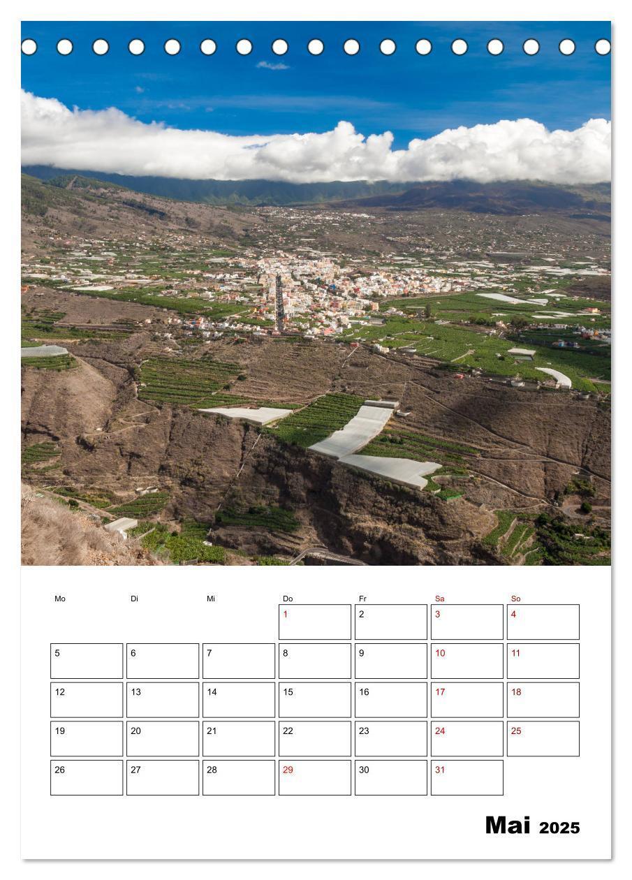 Bild: 9783435980192 | Wanderparadies La Palma (Tischkalender 2025 DIN A5 hoch), CALVENDO...