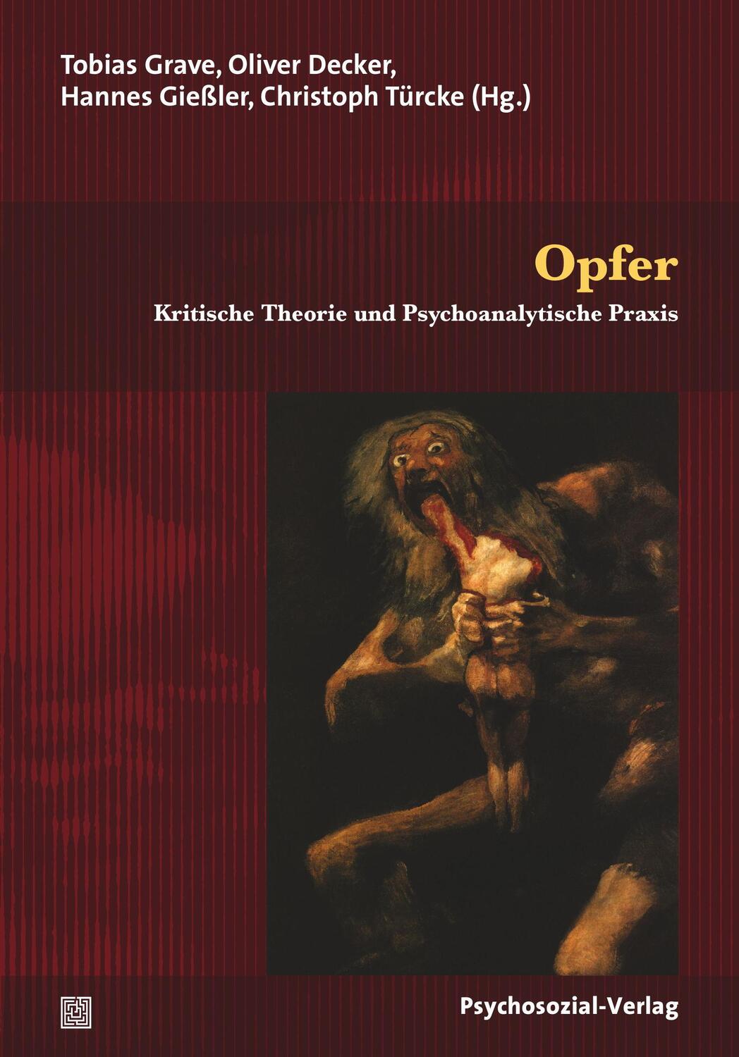 Cover: 9783837925333 | Opfer | Kritische Theorie und Psychoanalytische Praxis | Grave (u. a.)
