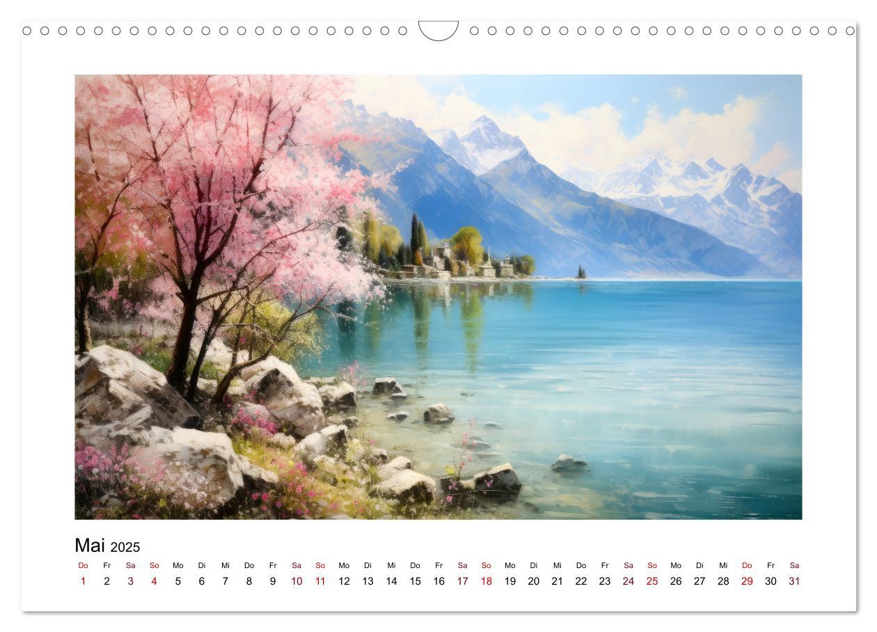 Bild: 9783383864582 | Lieblingssee (Wandkalender 2025 DIN A3 quer), CALVENDO Monatskalender