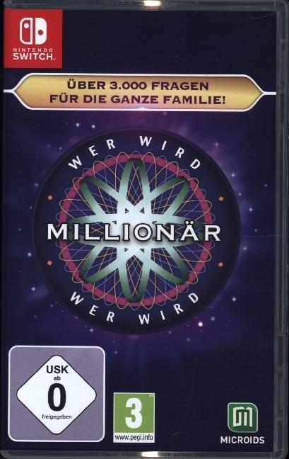 Cover: 3760156486031 | Wer wird Millionär?, 1 Nintendo Switch-Spiel | Stück | Deutsch | 2020