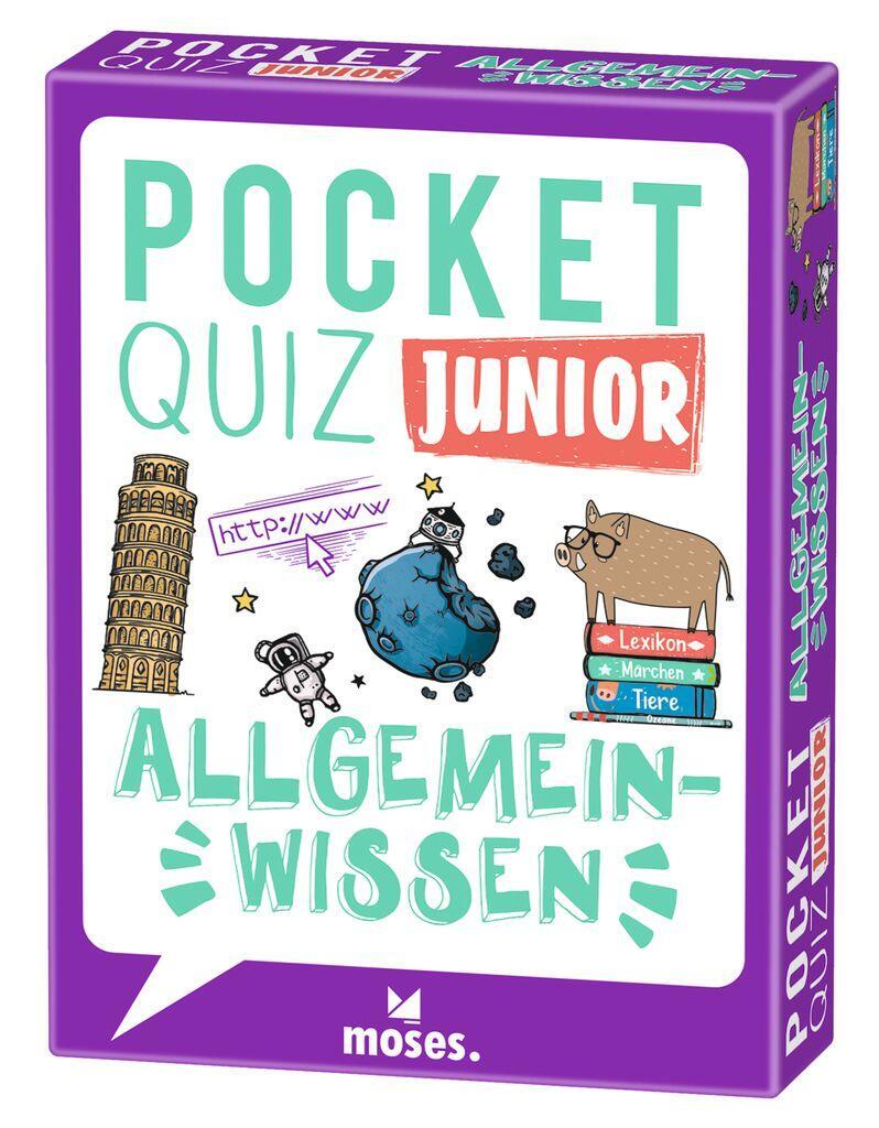 Cover: 9783964551498 | Pocket Quiz junior Allgemeinwissen | Nicola Berger | Spiel | Deutsch