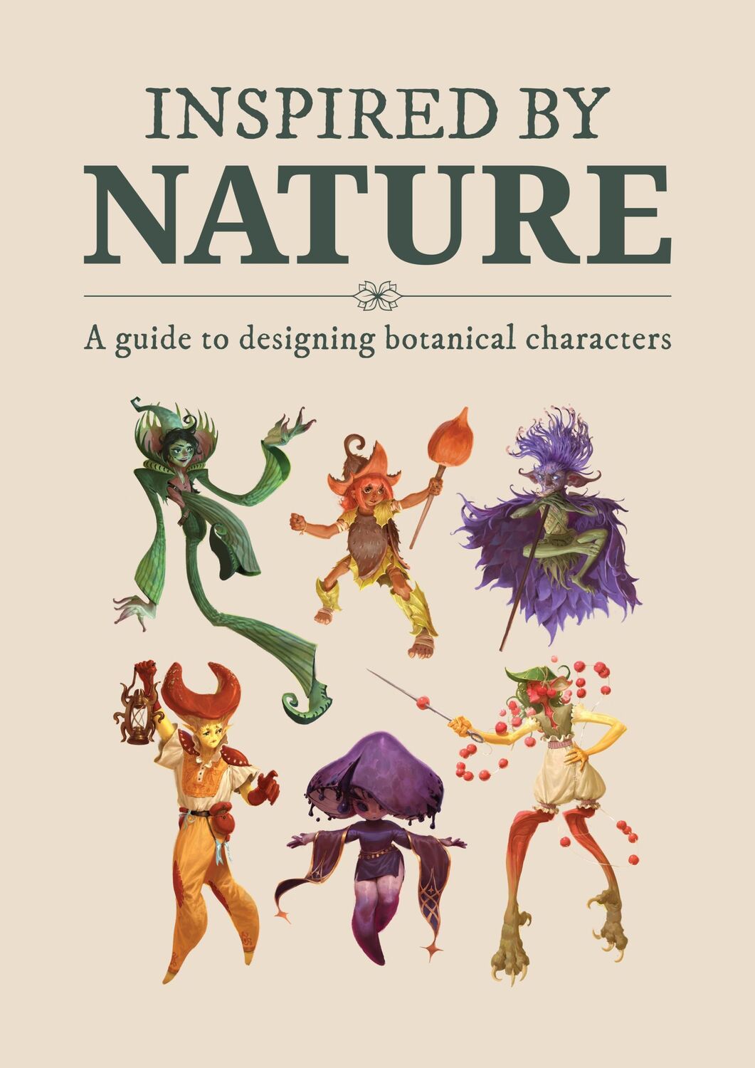 Cover: 9781912843848 | Inspired By Nature | Designing botanical characters | Publishing