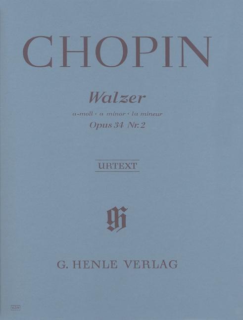 Cover: 9790201806594 | Walzer A-Moll Op. 34 No. 2 | G. Henle Verlag | EAN 9790201806594