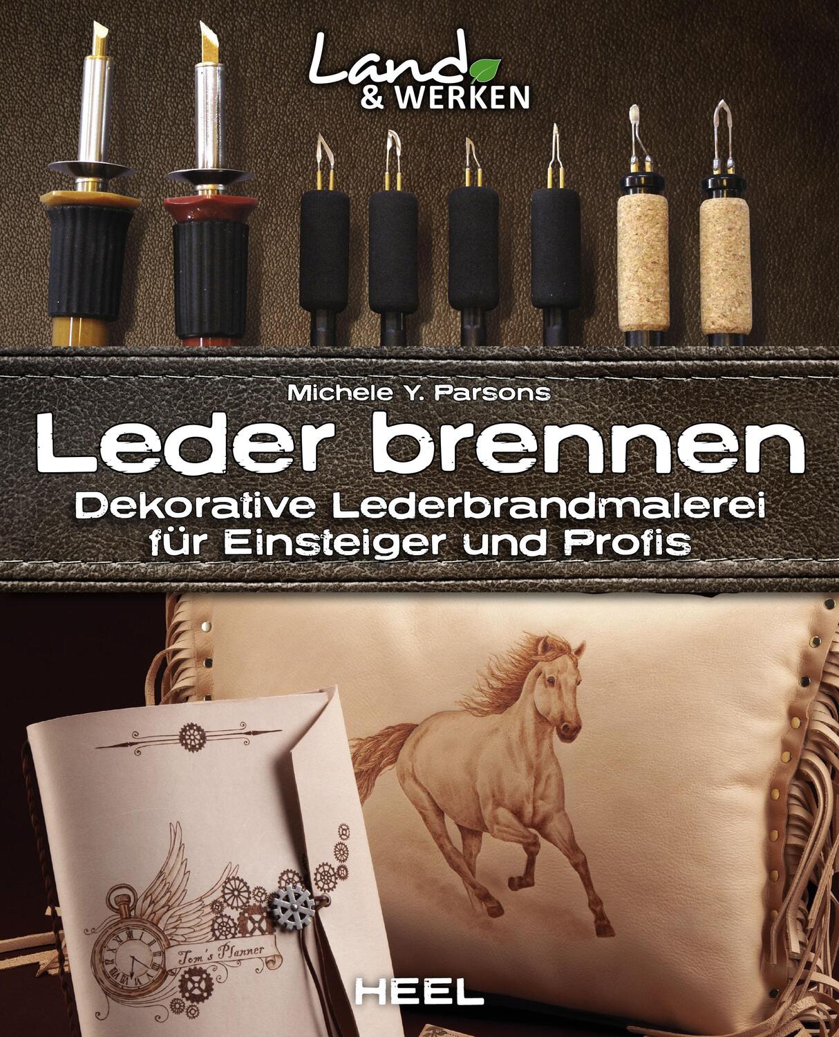 Cover: 9783966640107 | Leder brennen: Dekorative Lederbrandmalerei für Einsteiger und Profis