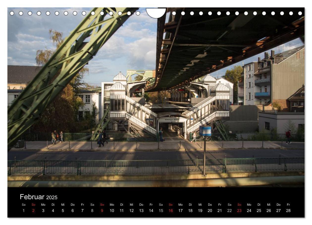 Bild: 9783435527618 | Die Wuppertaler Schwebebahn (Wandkalender 2025 DIN A4 quer),...