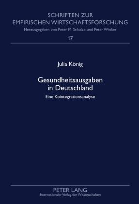 Cover: 9783631600412 | Gesundheitsausgaben in Deutschland | Eine Kointegrationsanalyse | Buch