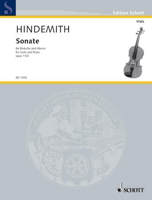 Cover: 9783795795252 | Sonate | Edition Schott | Paul Hindemith | Broschüre | 56 S. | Deutsch