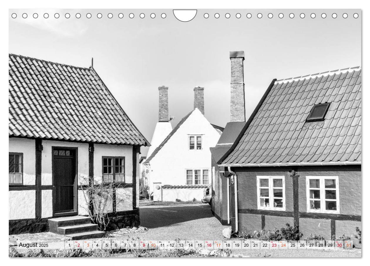 Bild: 9783435350018 | Bornholm black &amp; white (Wandkalender 2025 DIN A4 quer), CALVENDO...