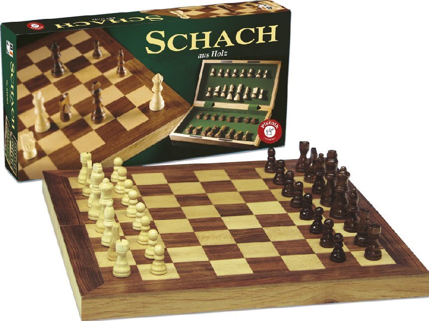 Bild: 9001890638985 | Schach aus Holz (Spiel) | Spiel | In Holzkassette | Deutsch | Piatnik