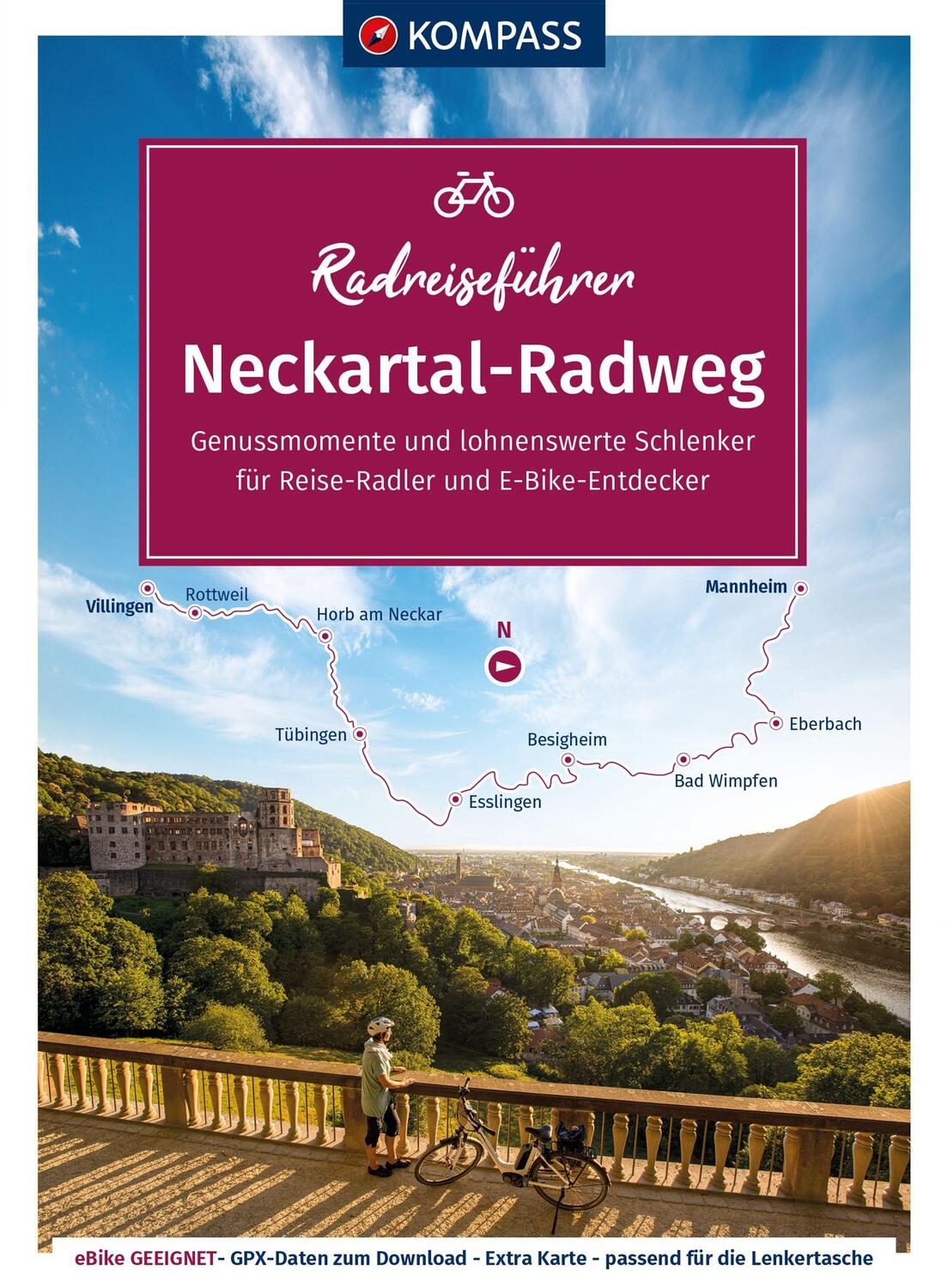 Cover: 9783991213260 | KOMPASS Radreiseführer Neckartal-Radweg | KOMPASS-Karten GmbH | Buch
