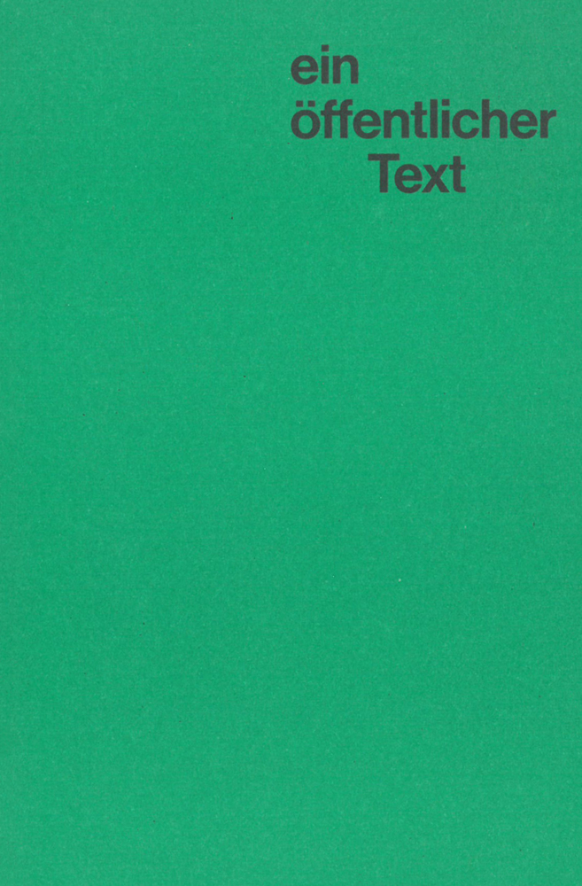 Cover: 9783959055352 | Arne Schmitt. ein öffentlicher text | Arne Schmitt | Taschenbuch