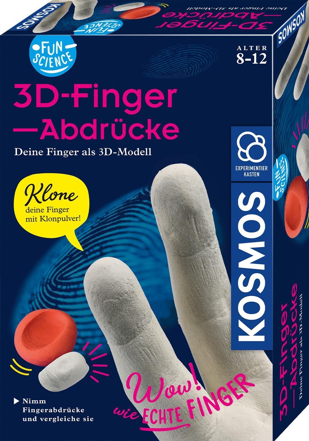 Cover: 4002051654221 | Fun Science 3D-Fingerabdrücke | Experimentierkasten | Spiel | Deutsch