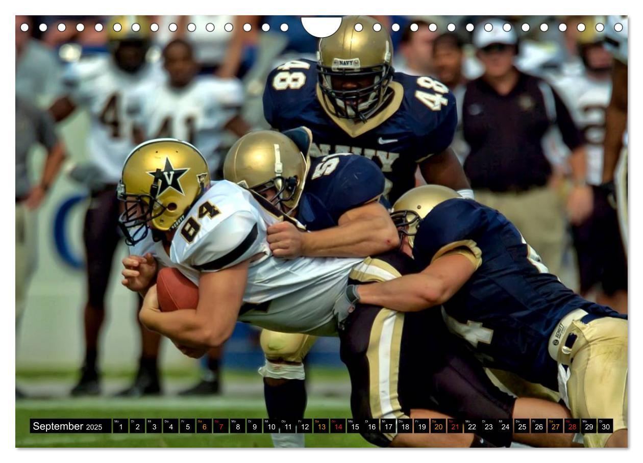 Bild: 9783435597024 | Kraft und Taktik - American Football (Wandkalender 2025 DIN A4...