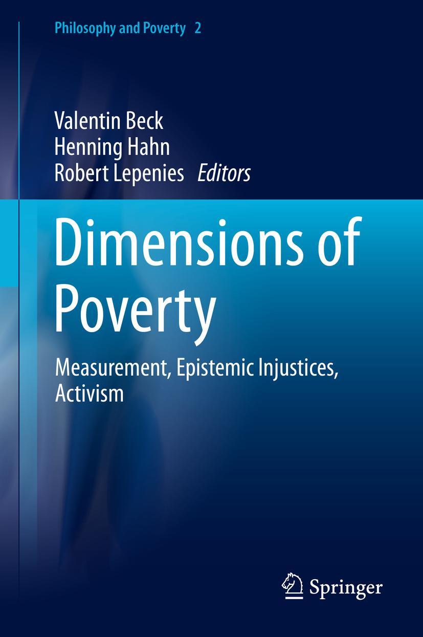 Cover: 9783030317102 | Dimensions of Poverty | Measurement, Epistemic Injustices, Activism