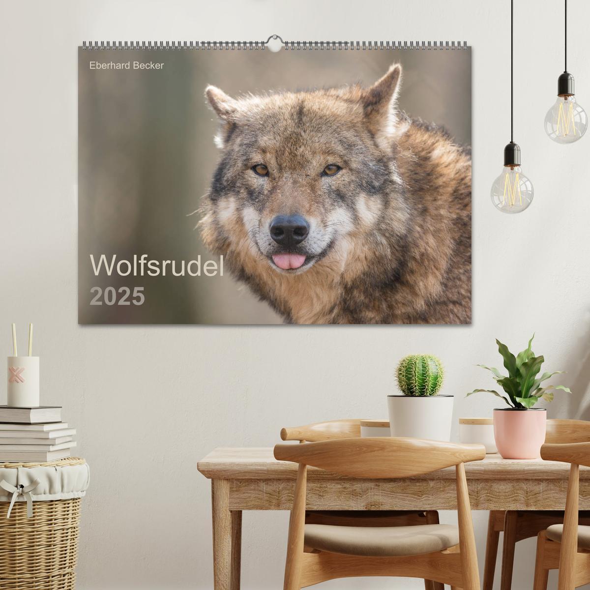 Bild: 9783435346219 | Wolfsrudel (Wandkalender 2025 DIN A2 quer), CALVENDO Monatskalender