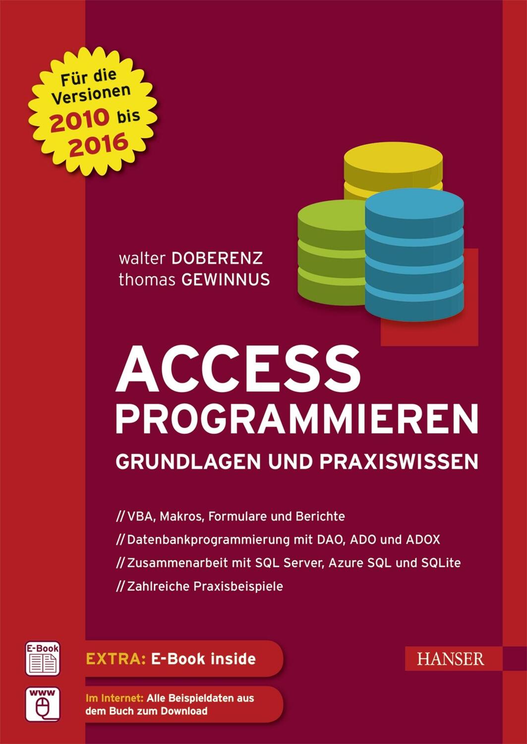 Cover: 9783446450271 | Access programmieren | Walter Doberenz (u. a.) | Bundle | 1 Buch