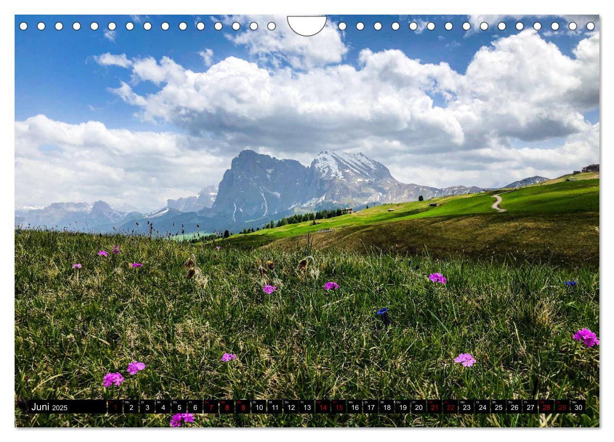 Bild: 9783435127368 | Sehnsucht Seiser Alm (Wandkalender 2025 DIN A4 quer), CALVENDO...