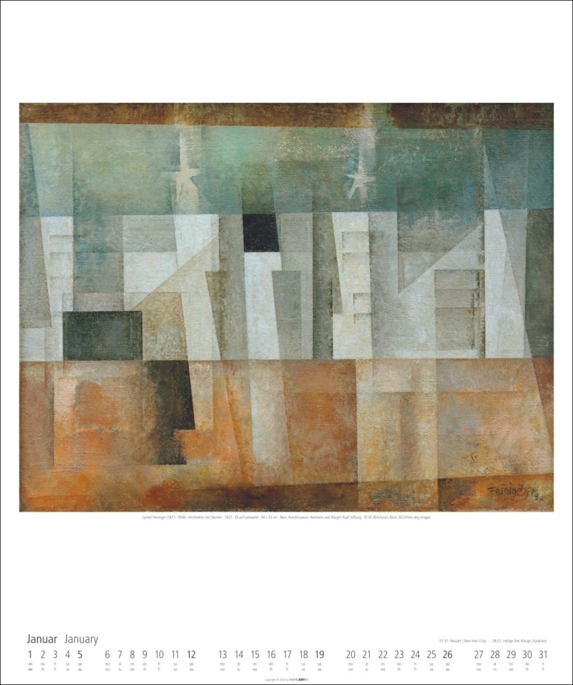 Bild: 9783839900147 | Lyonel Feininger Kalender 2025 | Lyonel Feininger | Kalender | 14 S.