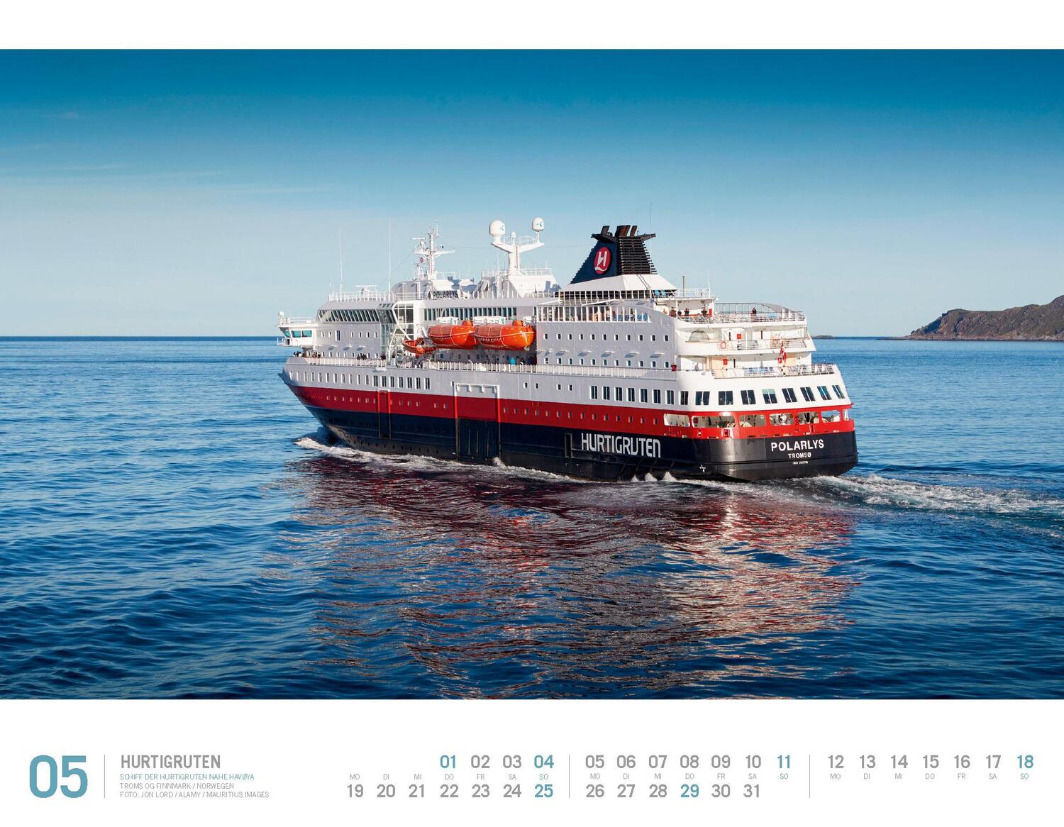 Bild: 9783838425443 | Hurtigruten - Unterwegs zwischen Bergen und Kirkenes Kalender 2025
