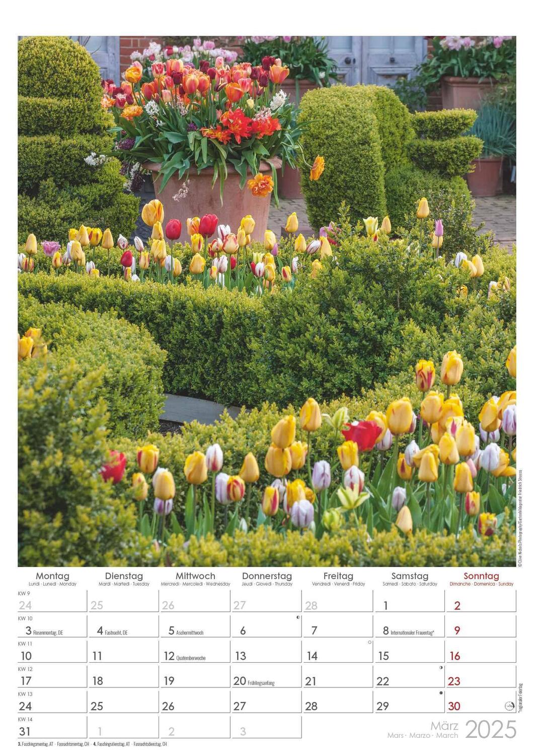 Bild: 4251732342005 | Traumgärten 2025 - Bildkalender A3 (29,7x42 cm) - Beautiful Gardens...