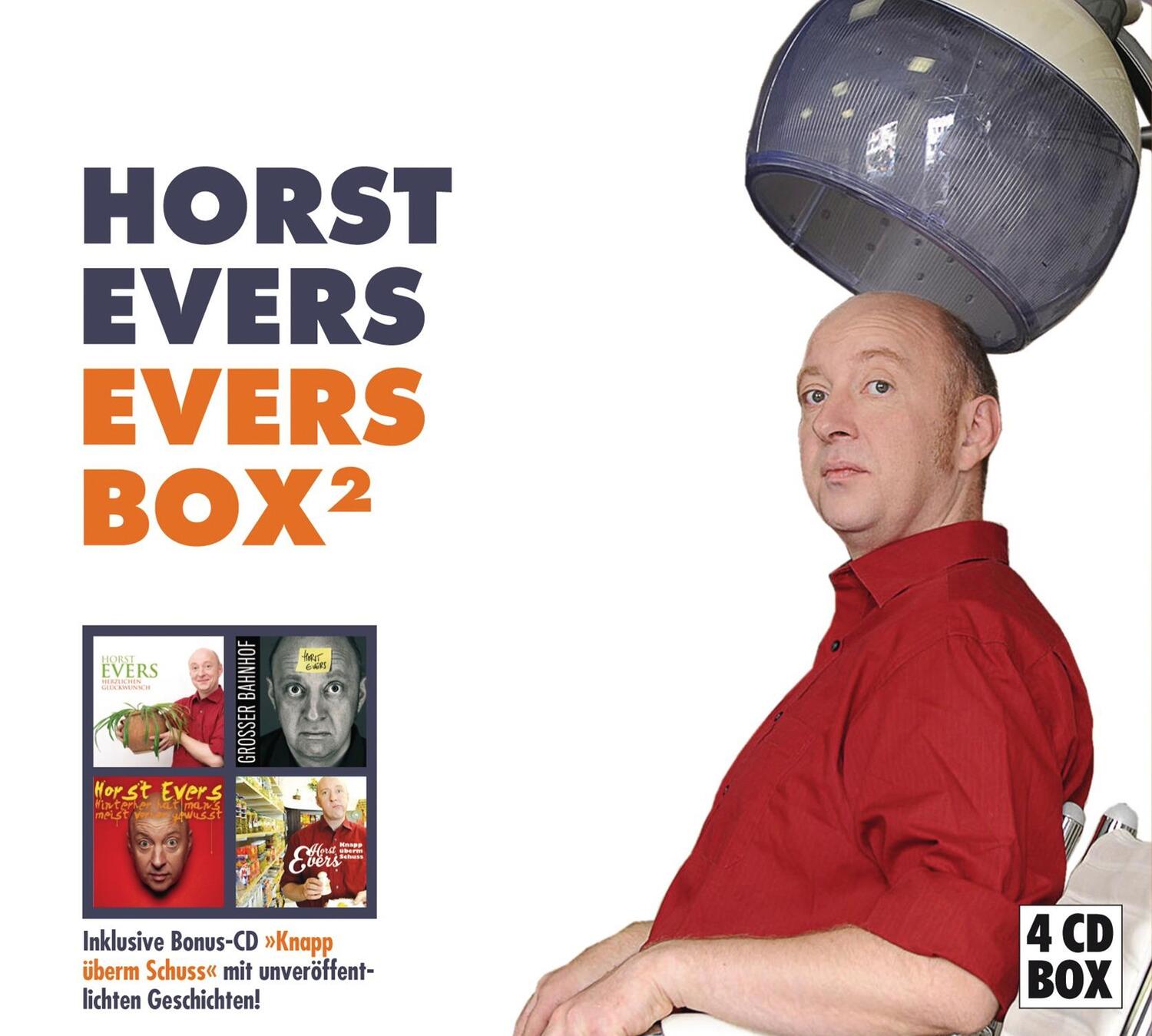 Cover: 9783837127591 | Evers Box 2 | WortArt | Horst Evers | Audio-CD | 4 Audio-CDs | Deutsch
