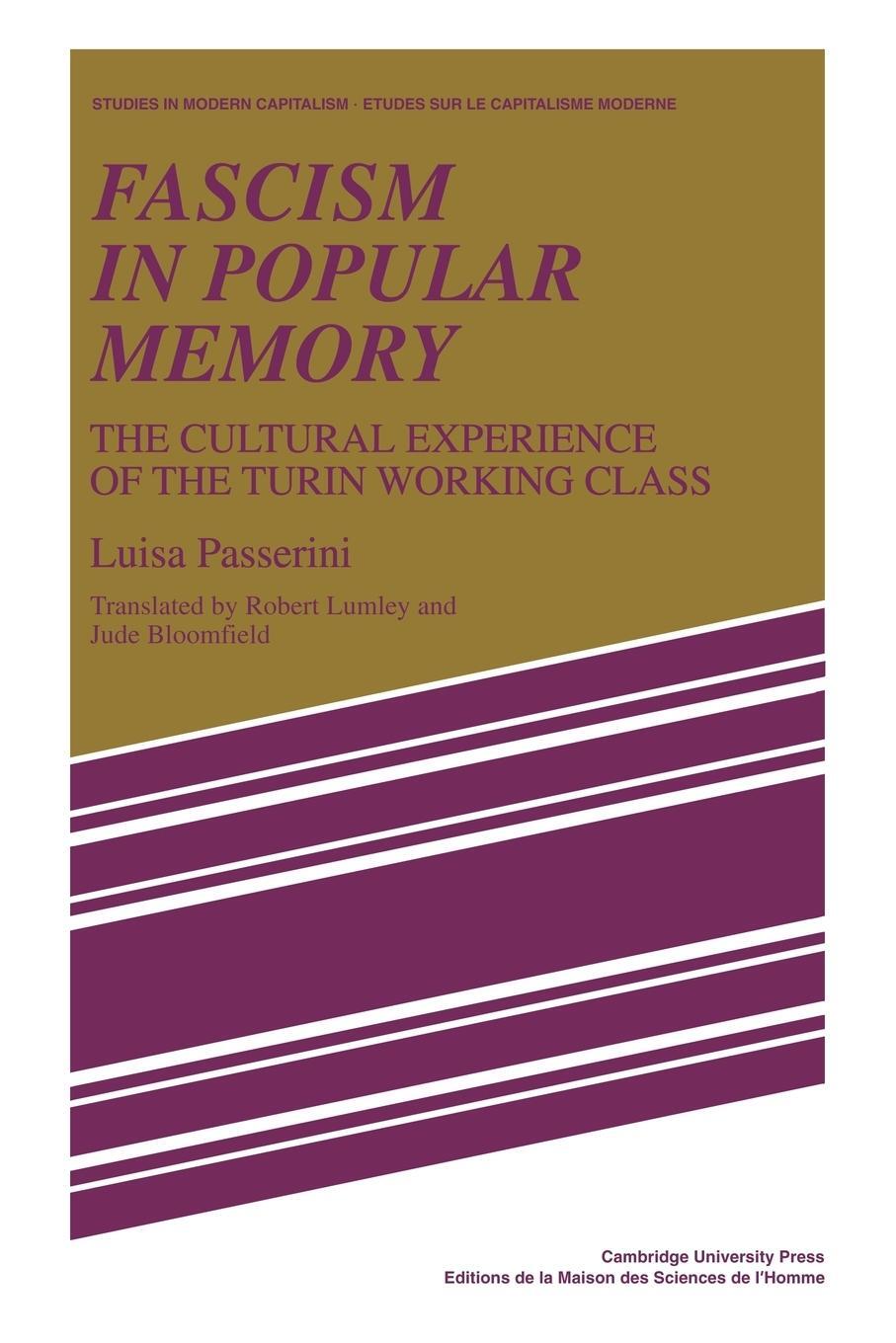 Cover: 9780521108782 | Fascism in Popular Memory | Luisa Passerini | Taschenbuch | Paperback