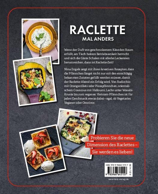 Rückseite: 9783966645157 | Raclette | Die 50 besten Rezepte - In Zusammenarbeit mit Tefal | Buch