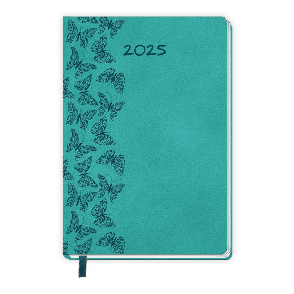 Cover: 4251901507198 | Trötsch Taschenkalender A6 Soft Touch Schmetterlinge 2025 | KG | 2025