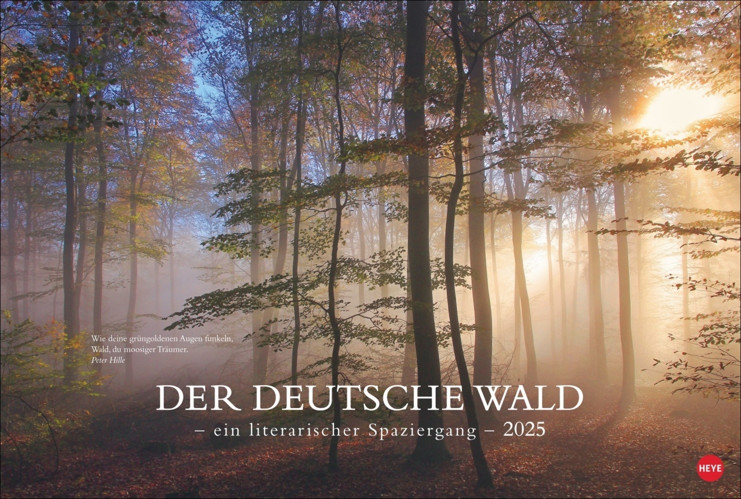 Cover: 9783756404803 | Der deutsche Wald - Ein literarischer Spaziergang Kalender 2025 -...