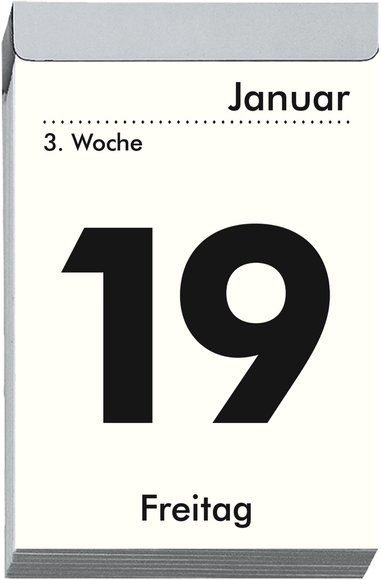 Bild: 4006928024742 | Tagesabreißkalender L 2025 - 6,6x9,9 cm - 1 Tag auf 1 Seite - mit...