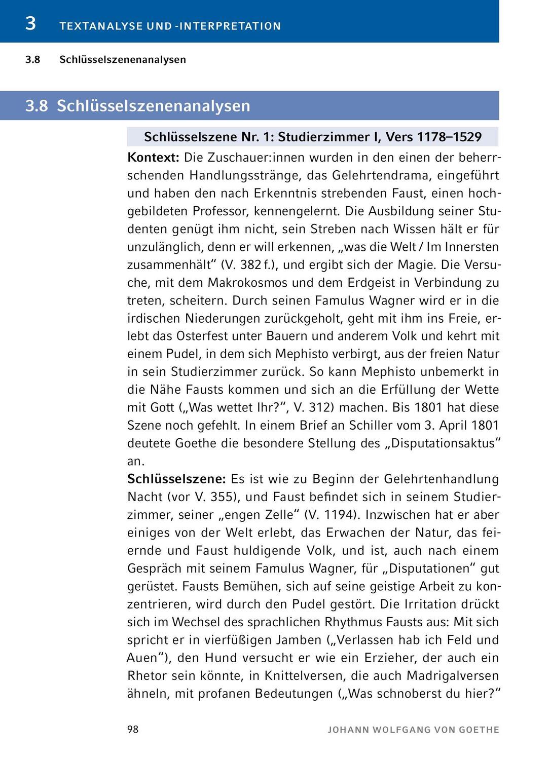 Bild: 9783804420694 | Faust I von Johann Wolfgang von Goethe - Textanalyse und...