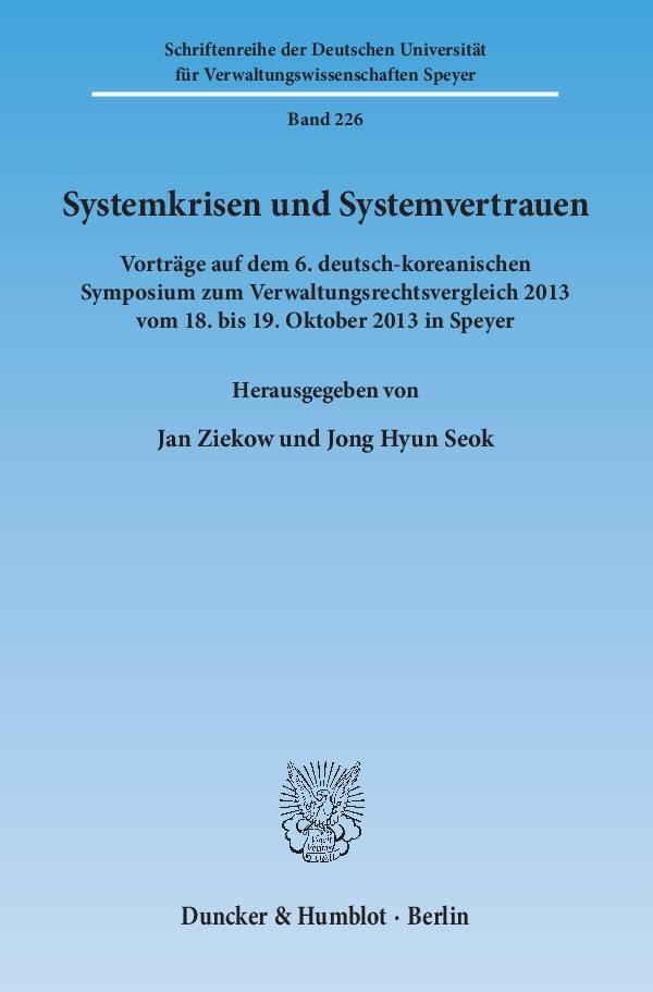 Cover: 9783428145485 | Systemkrisen und Systemvertrauen. | Taschenbuch | 243 S. | Deutsch