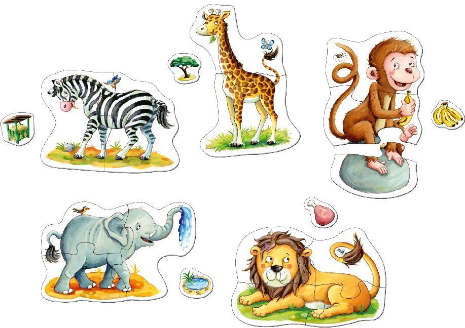 Bild: 4010168234526 | Meine ersten Puzzles, Zootiere (Kinderpuzzle) | Spiel | In Spielebox