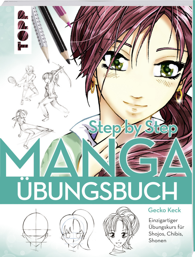 Cover: 9783772483226 | Manga Step by Step Übungsbuch | Gecko Keck | Taschenbuch | Deutsch