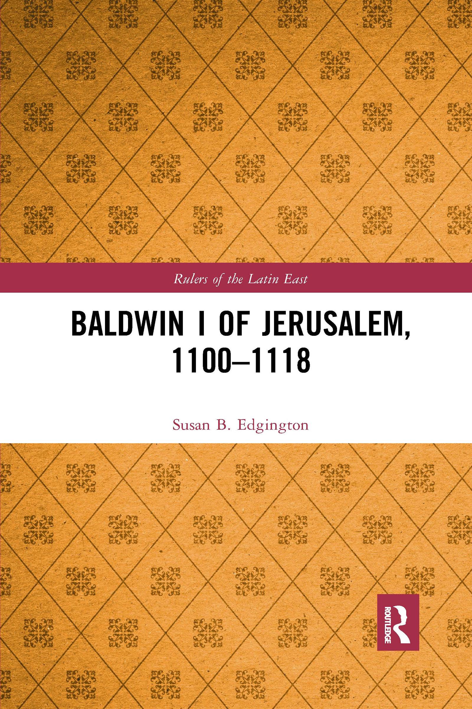 Cover: 9780367662370 | Baldwin I of Jerusalem, 1100-1118 | Susan Edgington | Taschenbuch