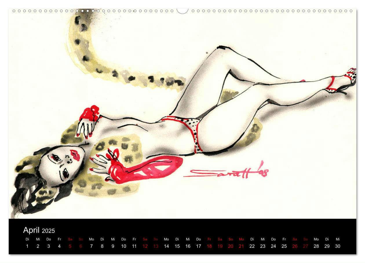 Bild: 9783435381814 | Burlesque 2 - Quickies von SARA HORWATH (Wandkalender 2025 DIN A2...