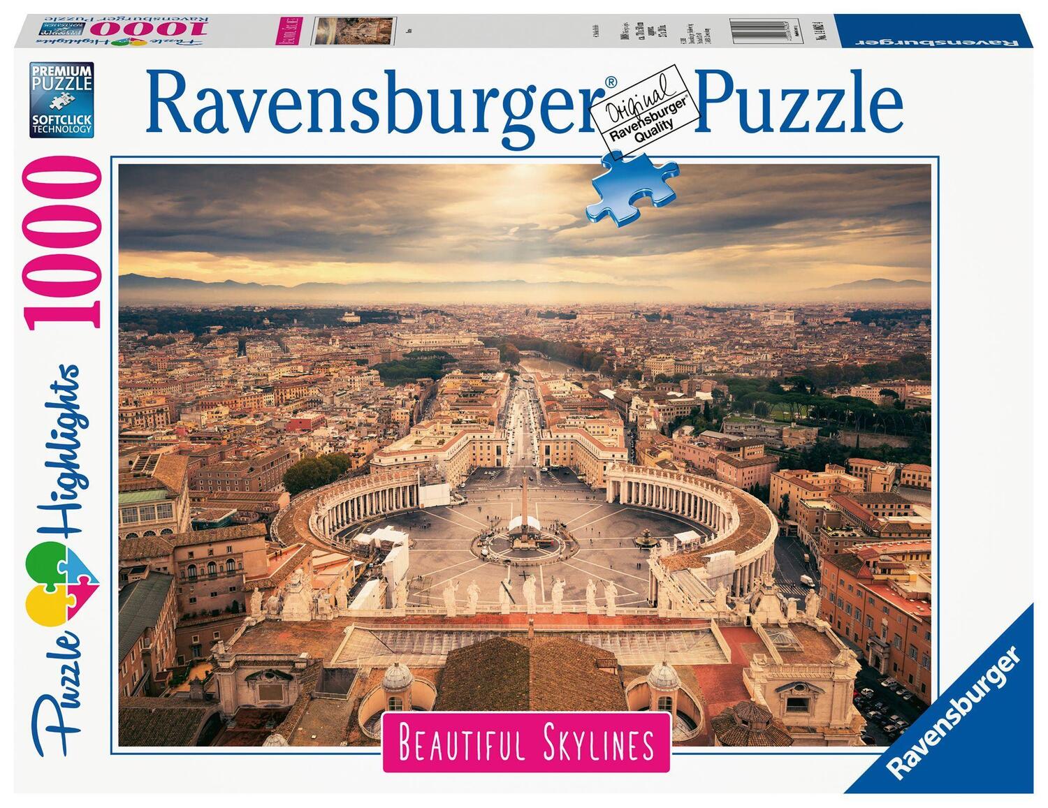 Cover: 4005556140824 | Rome. Puzzle 1000 Teile | Spiel | Deutsch | 2019 | Ravensburger