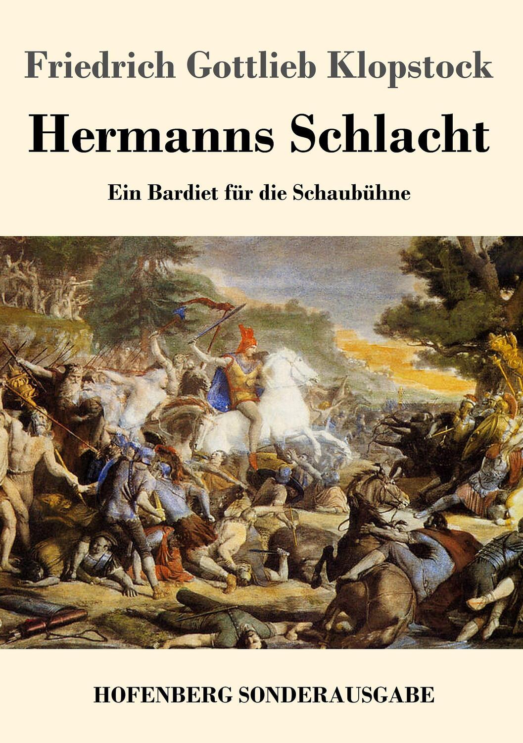 Cover: 9783743712249 | Hermanns Schlacht | Ein Bardiet für die Schaubühne | Klopstock | Buch