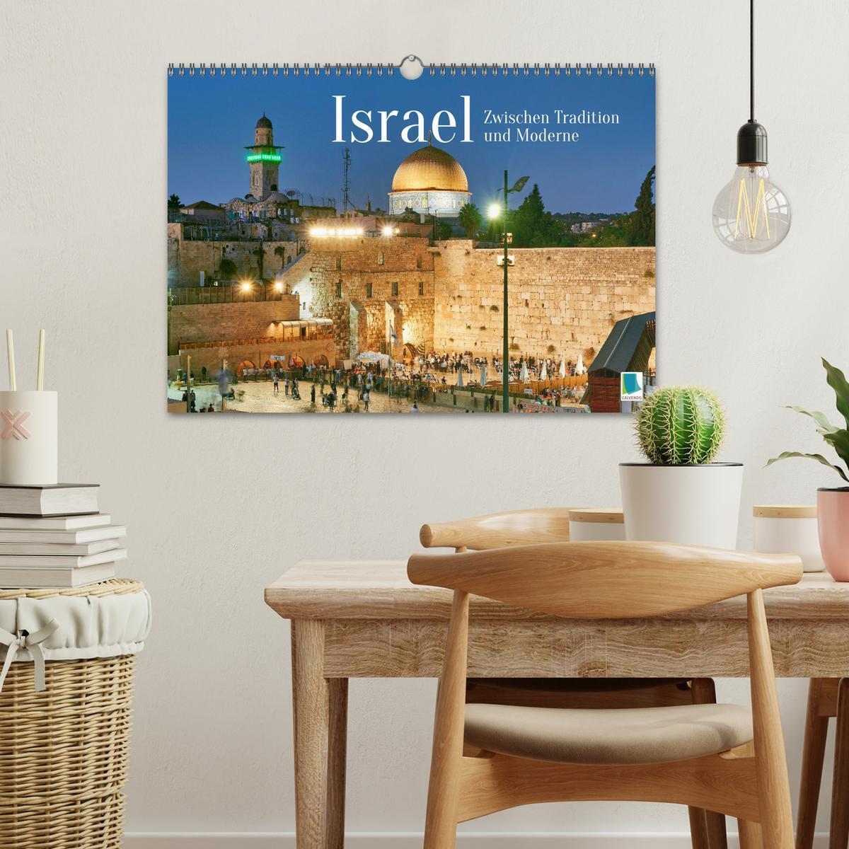 Bild: 9783383874970 | Zwischen Tradition und Moderne: Israel (Wandkalender 2025 DIN A3...