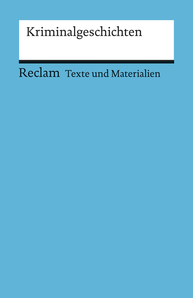 Cover: 9783150095171 | Kriminalgeschichten | Eckhard Finckh | Taschenbuch | 88 S. | Deutsch