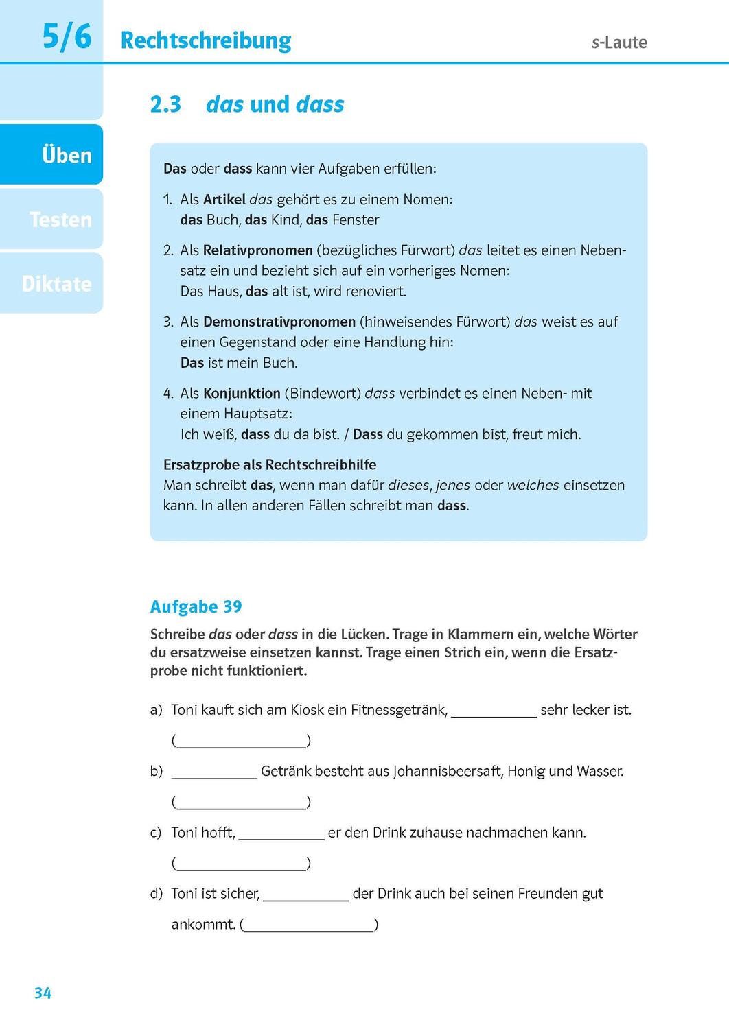 Bild: 9783125625891 | PONS Das große Übungsbuch Rechtschreibung und Zeichensetzung 5.-10....
