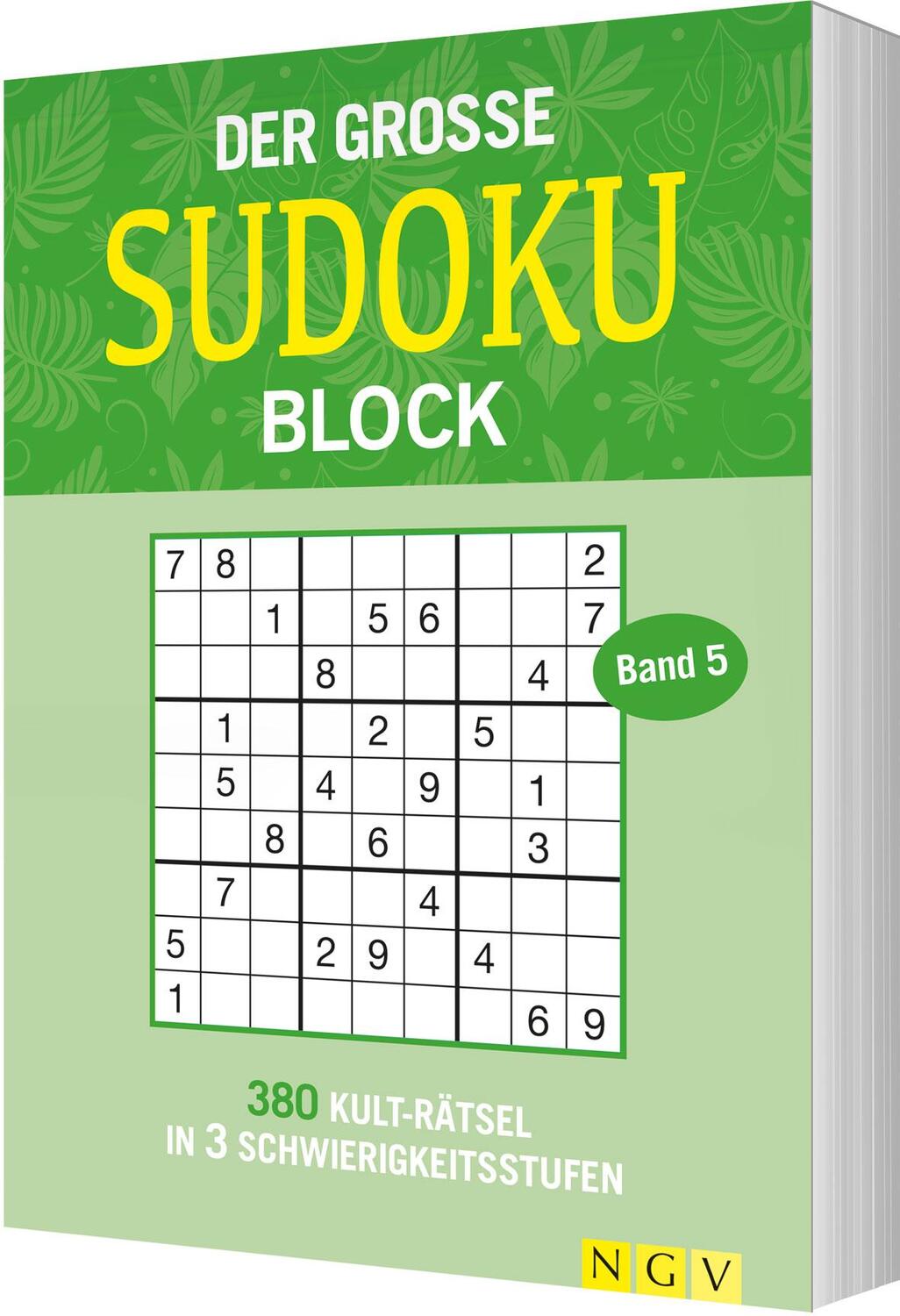 Cover: 9783625188940 | Der große Sudokublock Band 5 | Taschenbuch | Der große Sudokublock